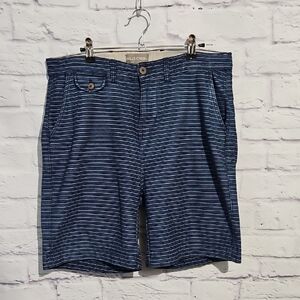 Falls Creek Navy Striped Men's Shorts